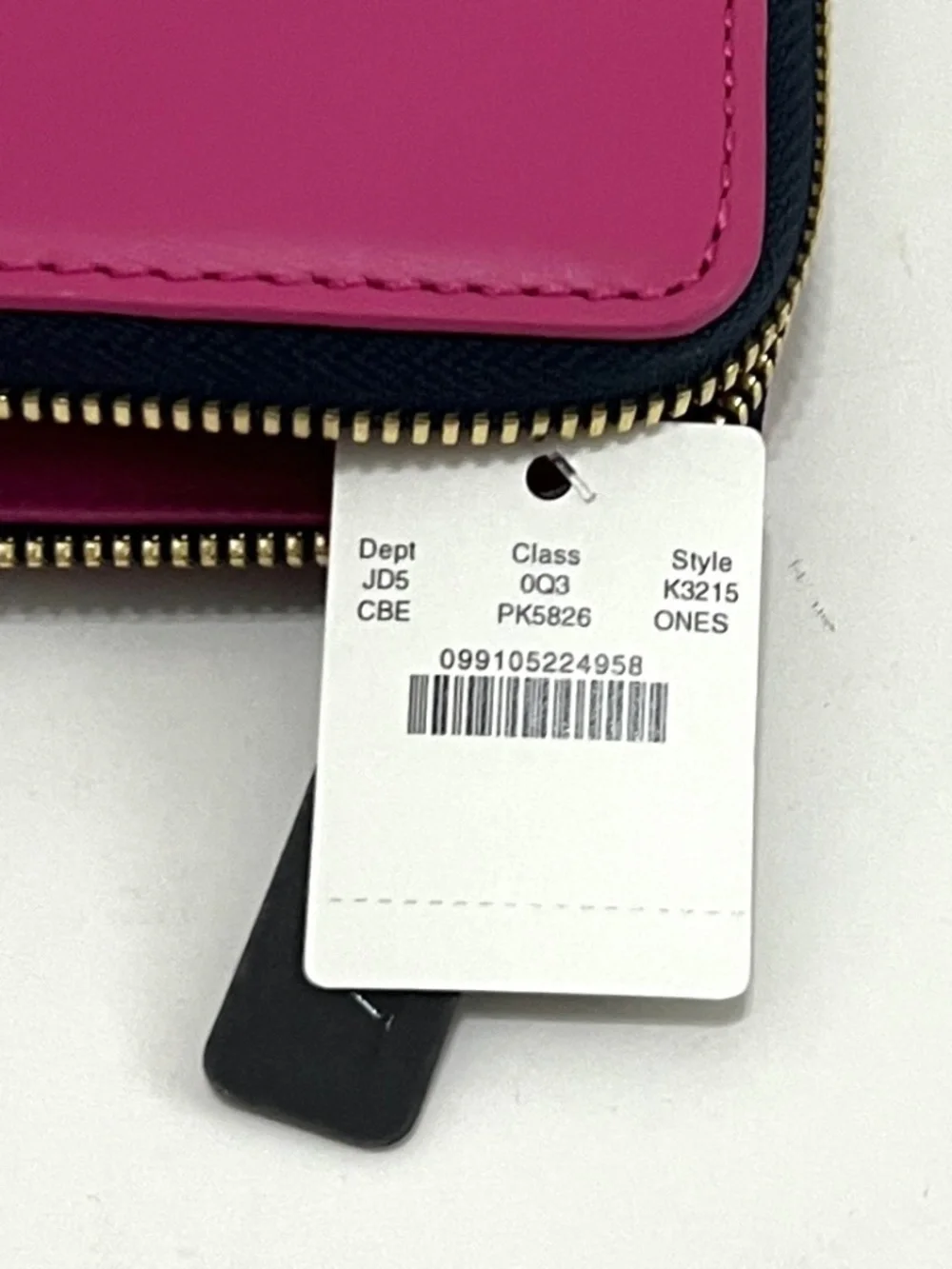 NWT J. Crew Italian Leather Continental Wallet - Crisp Begonia